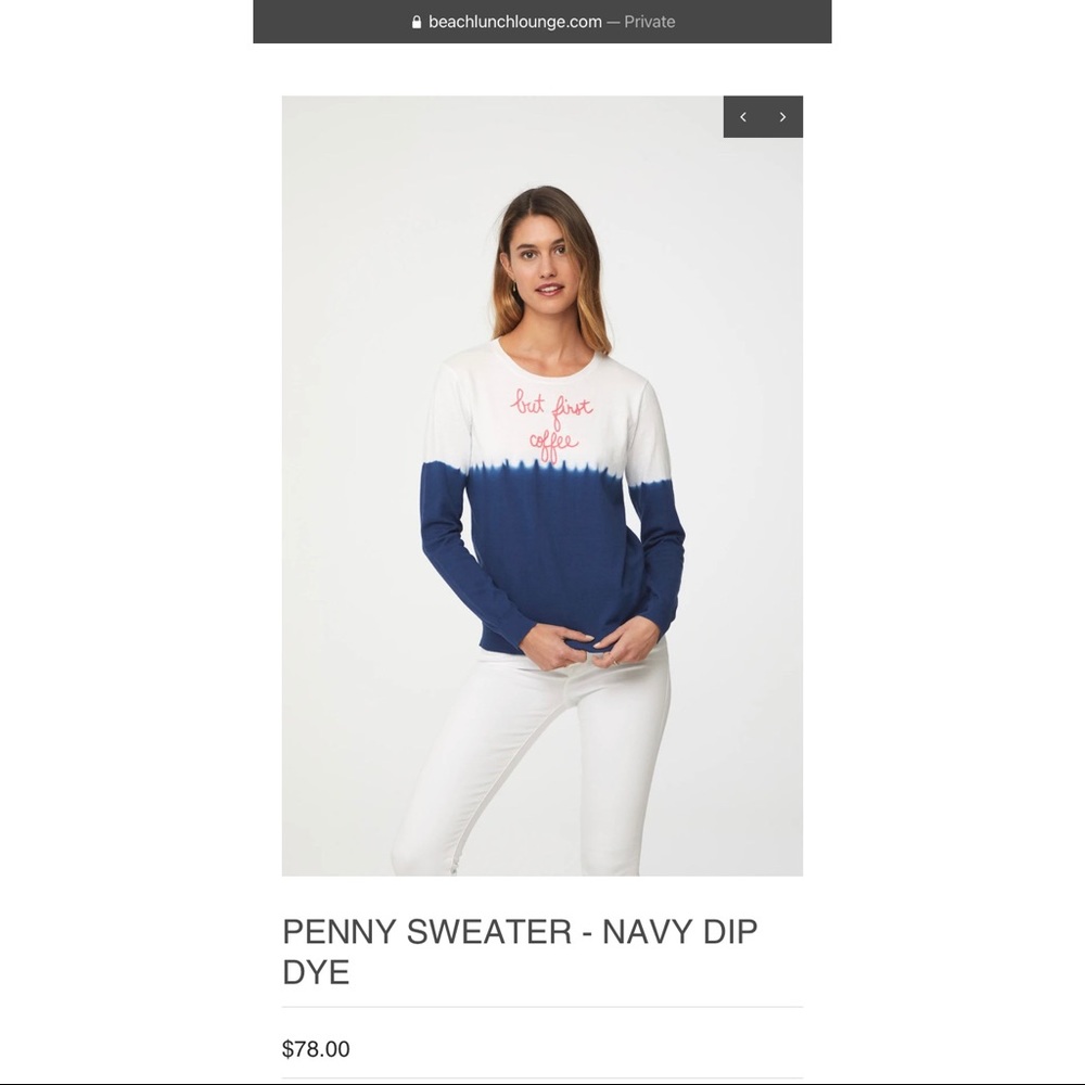 NWT • beachlunchlounge Sweater‎